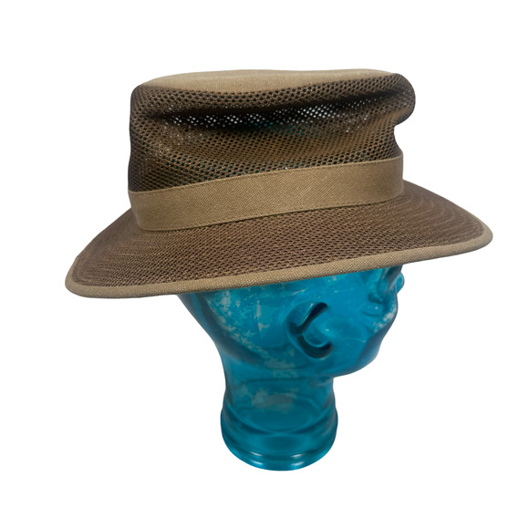 Henschel Hat Co Aussie Breezer Hat Men’s Small Brown Mesh Sun Protection Outdoor - Picture 3 of 9